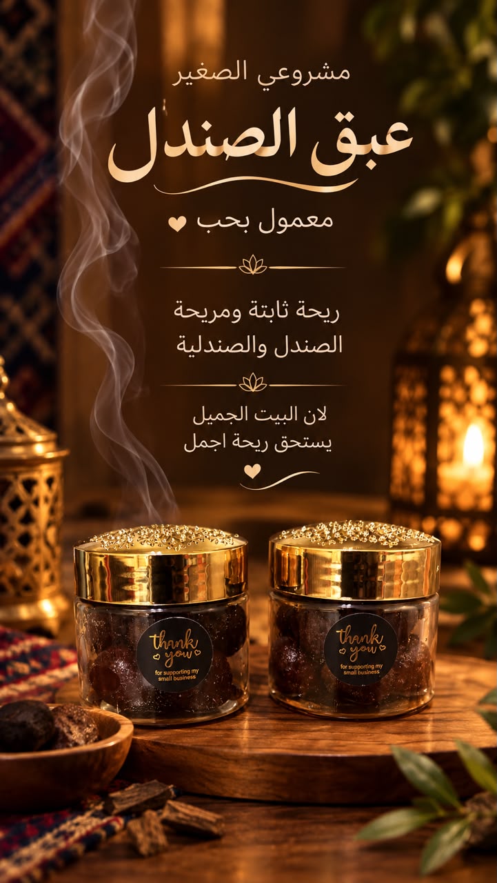 بخور عبق الصندل - إعلان